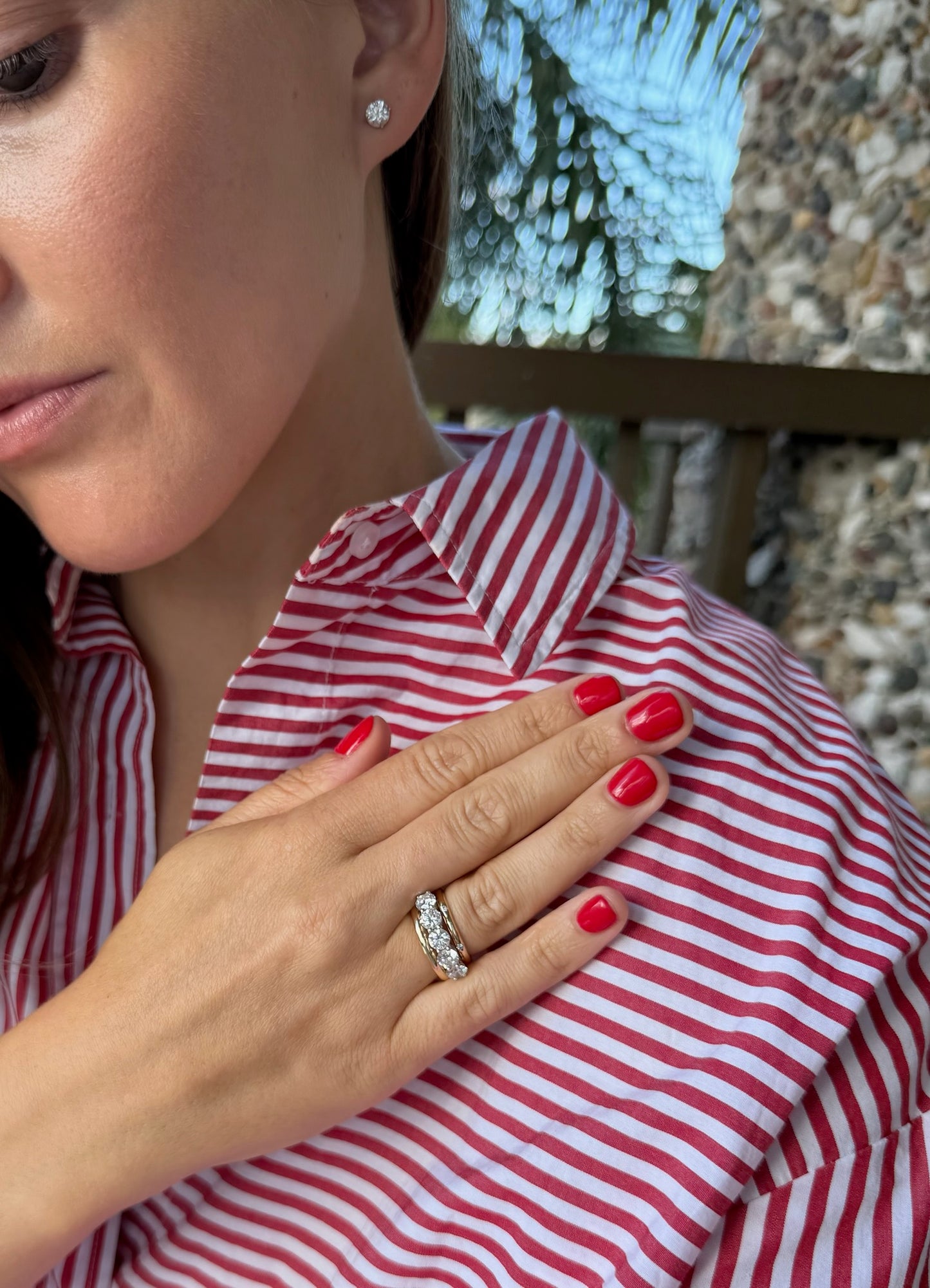 Mega Five Stone Ring