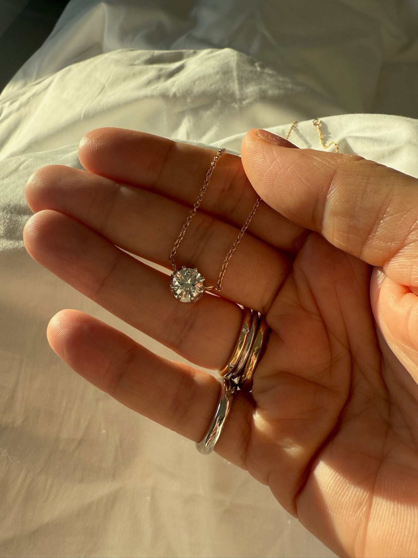 Round Georgian Set Necklace