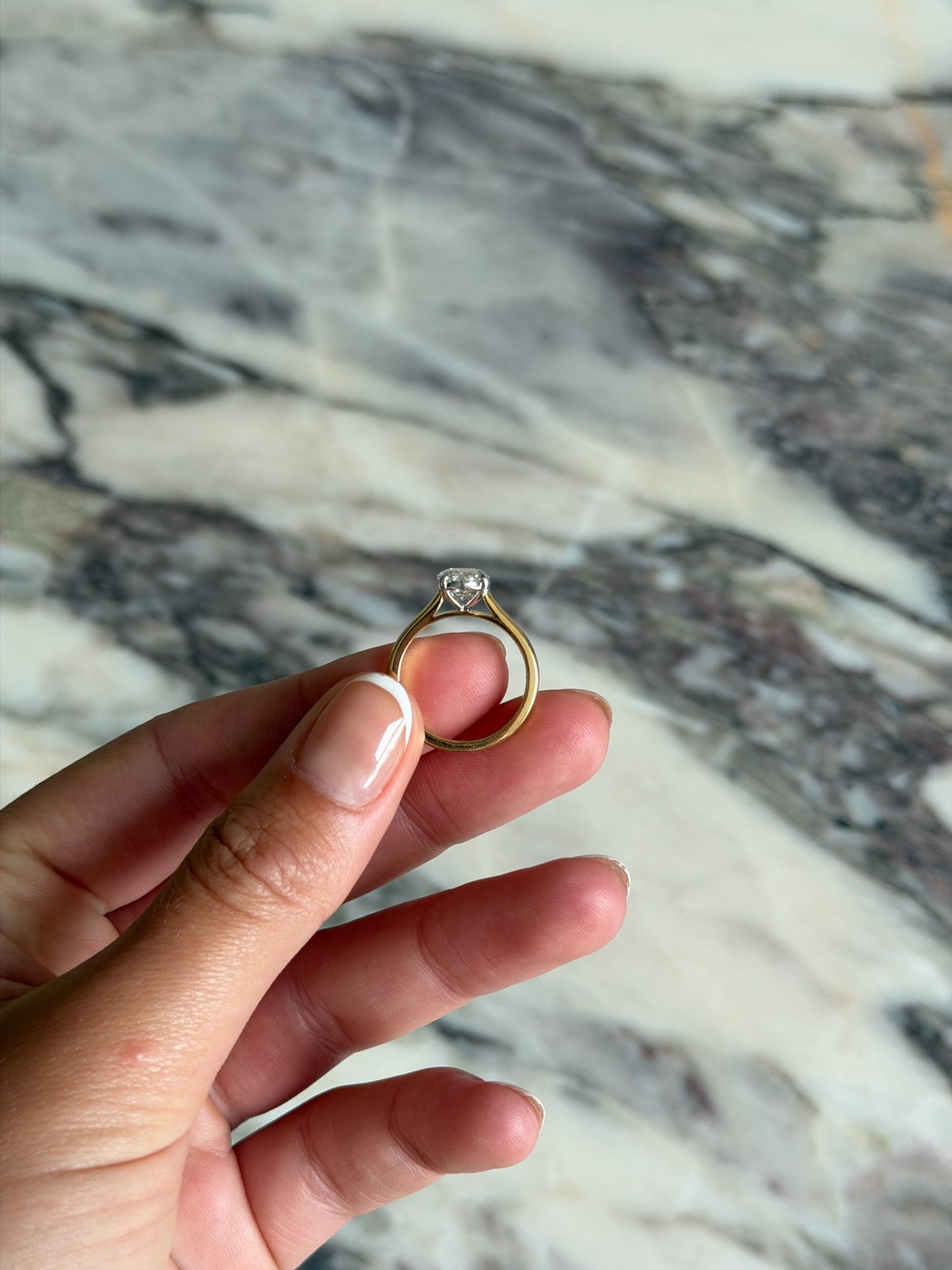 Oval Solitaire Engagement Ring