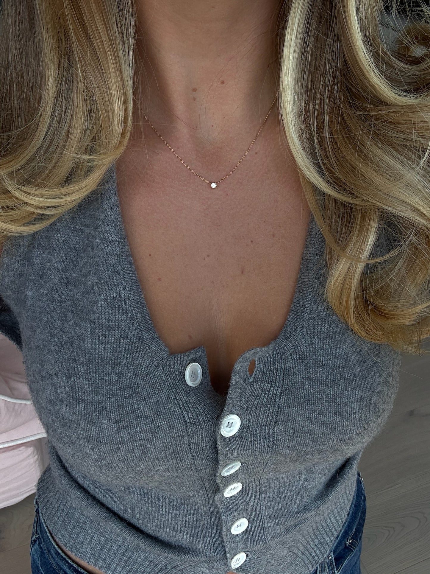 Single Bezel Necklace