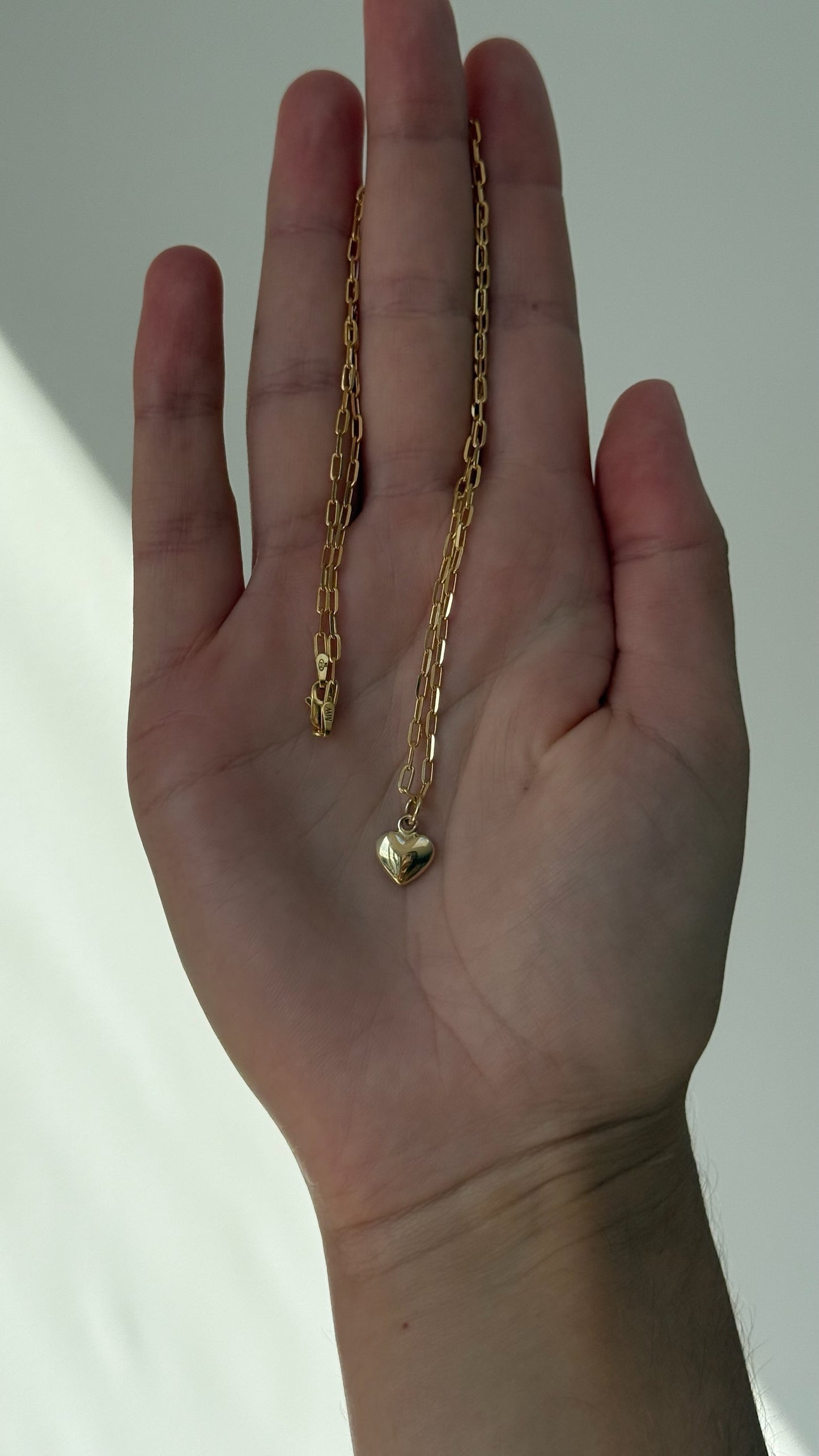 Diamond Cut Paperclip Chain