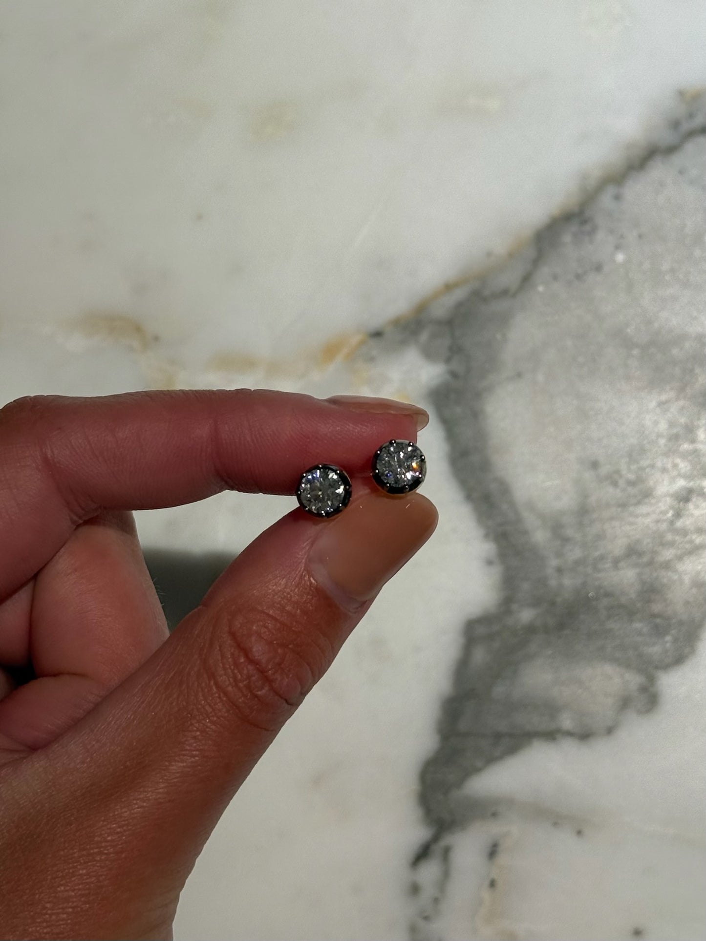 Rhodium Studs