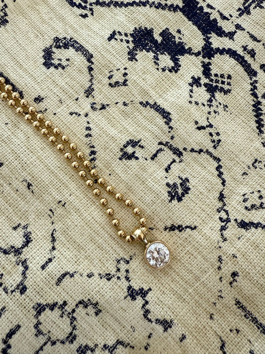 Round Bezel Pendant