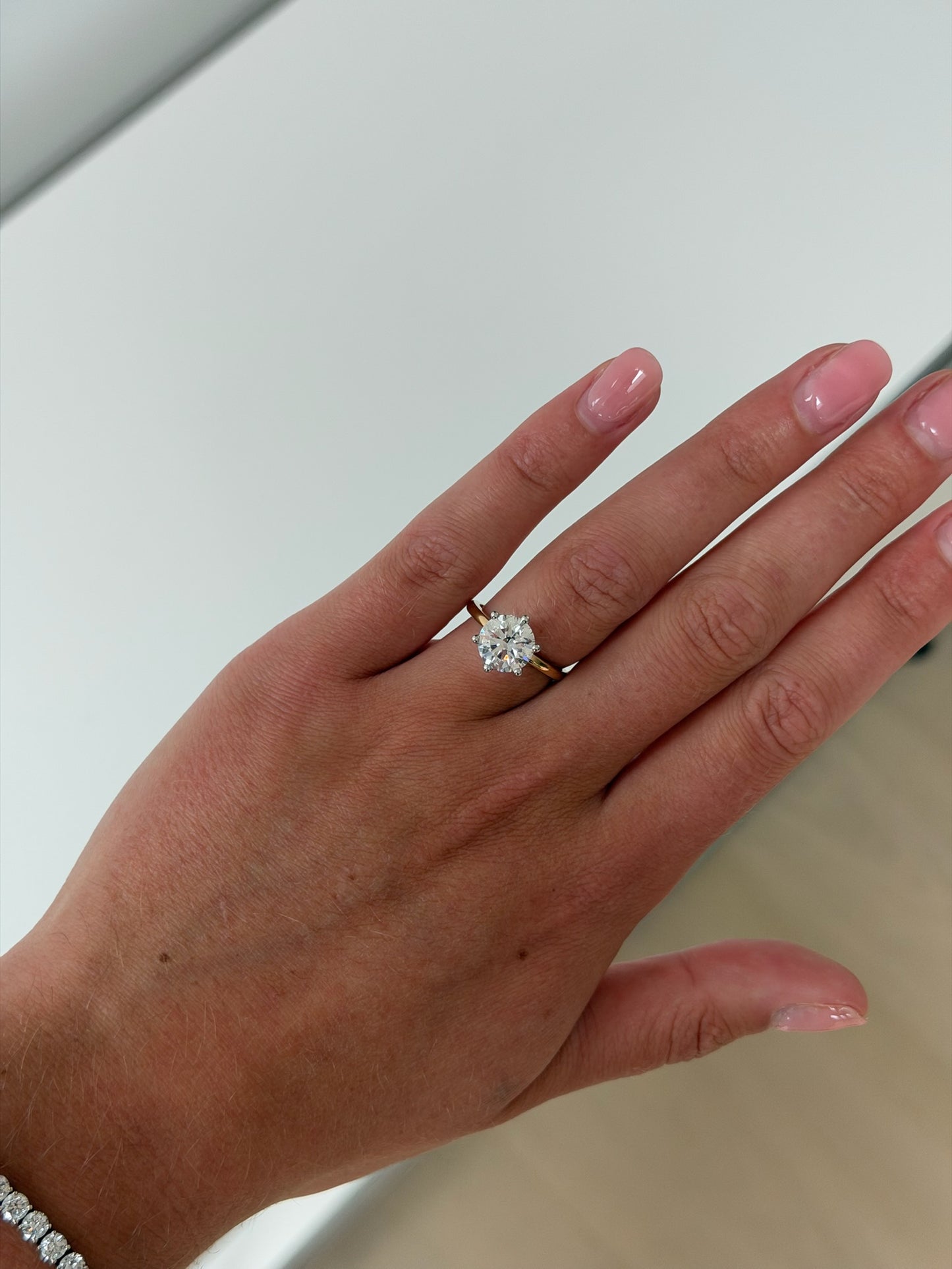 Round Solitaire Engagement Ring