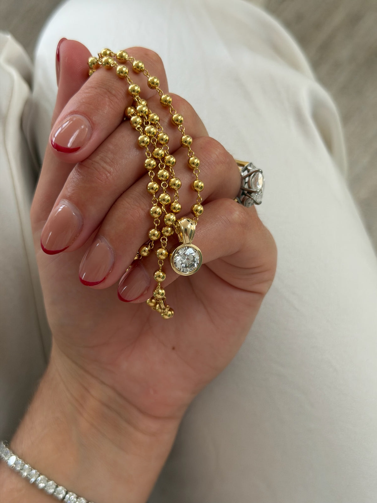 Round Bezel Pendant