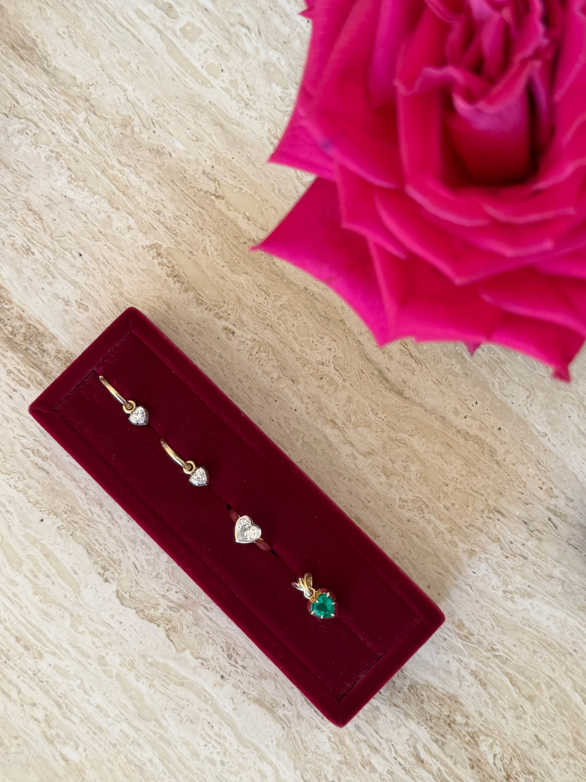 Heart Bezel Ring