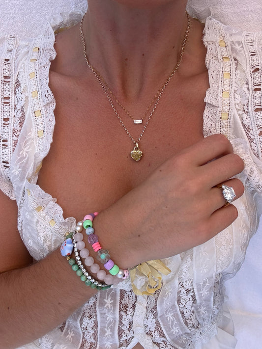 Yellow Diamond Heart Pendant