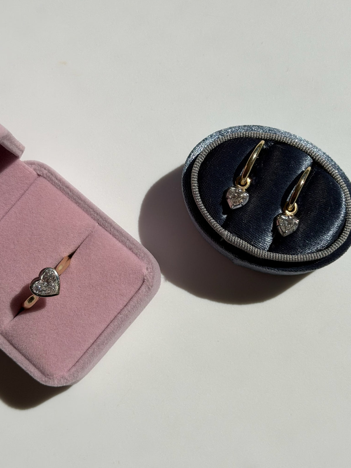 Heart Bezel Ring