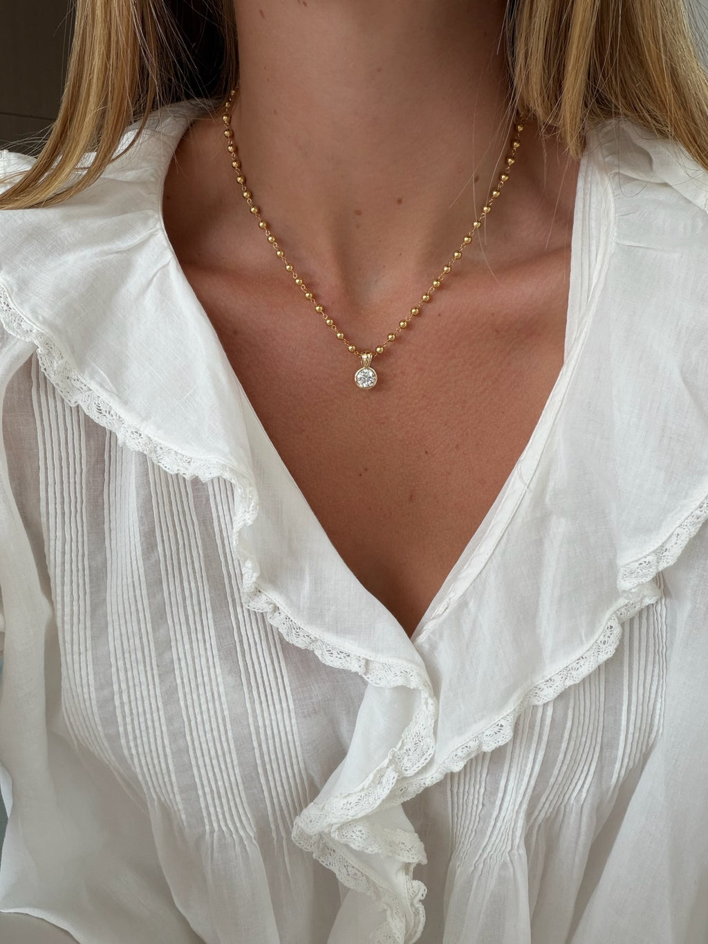 Round Bezel Pendant