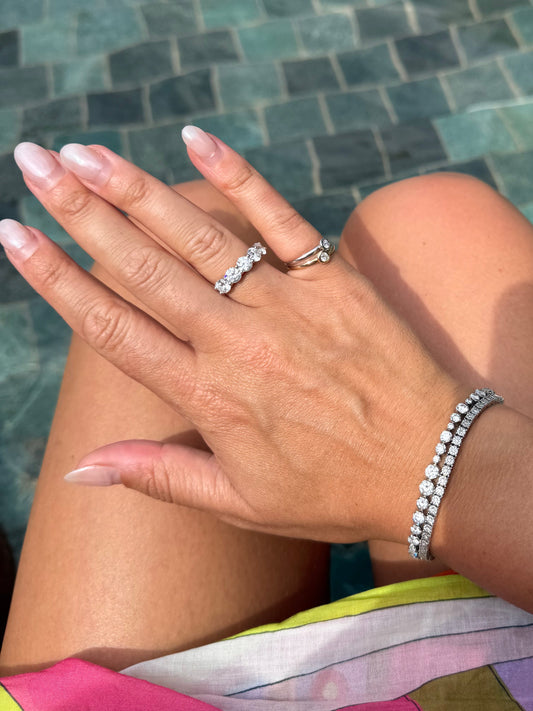 Mega Five Stone Ring