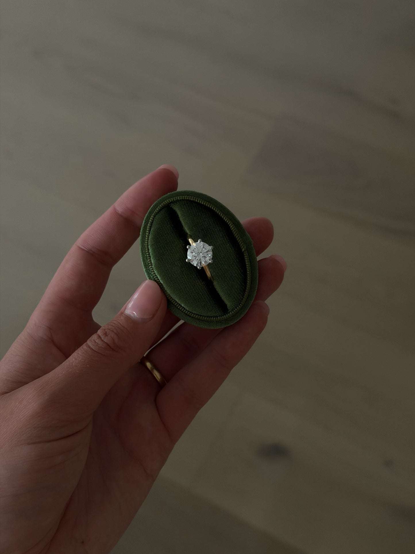 Round Solitaire Engagement Ring