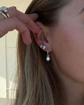 Bezel Set D.D Hoops
