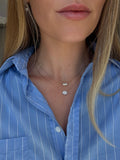 Oval Bezel Necklace