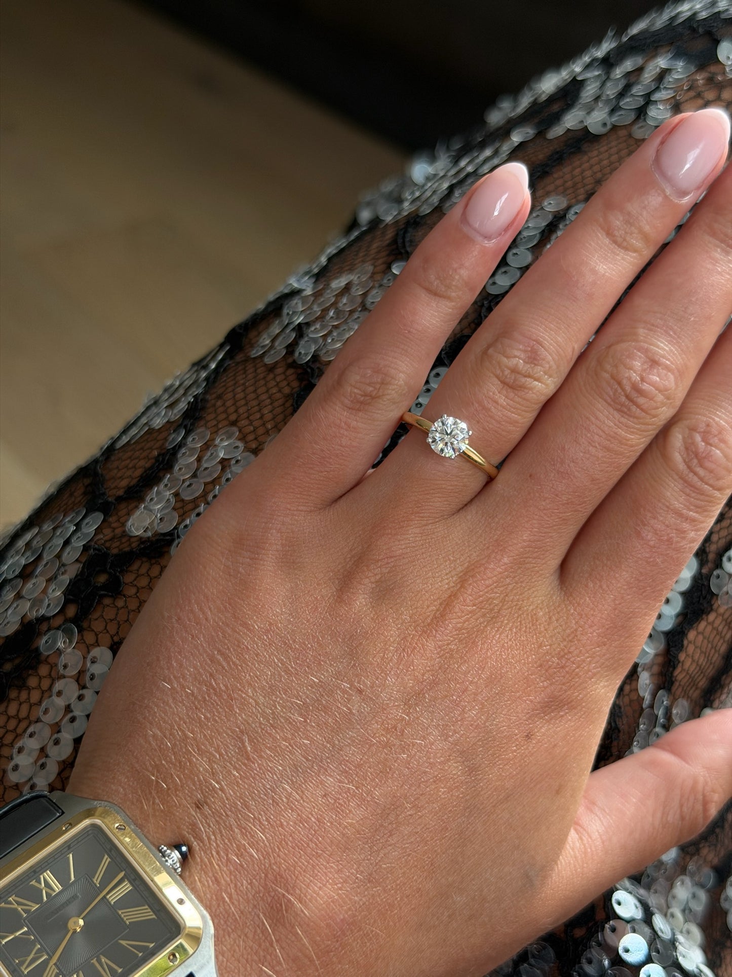 Round Solitaire Engagement Ring