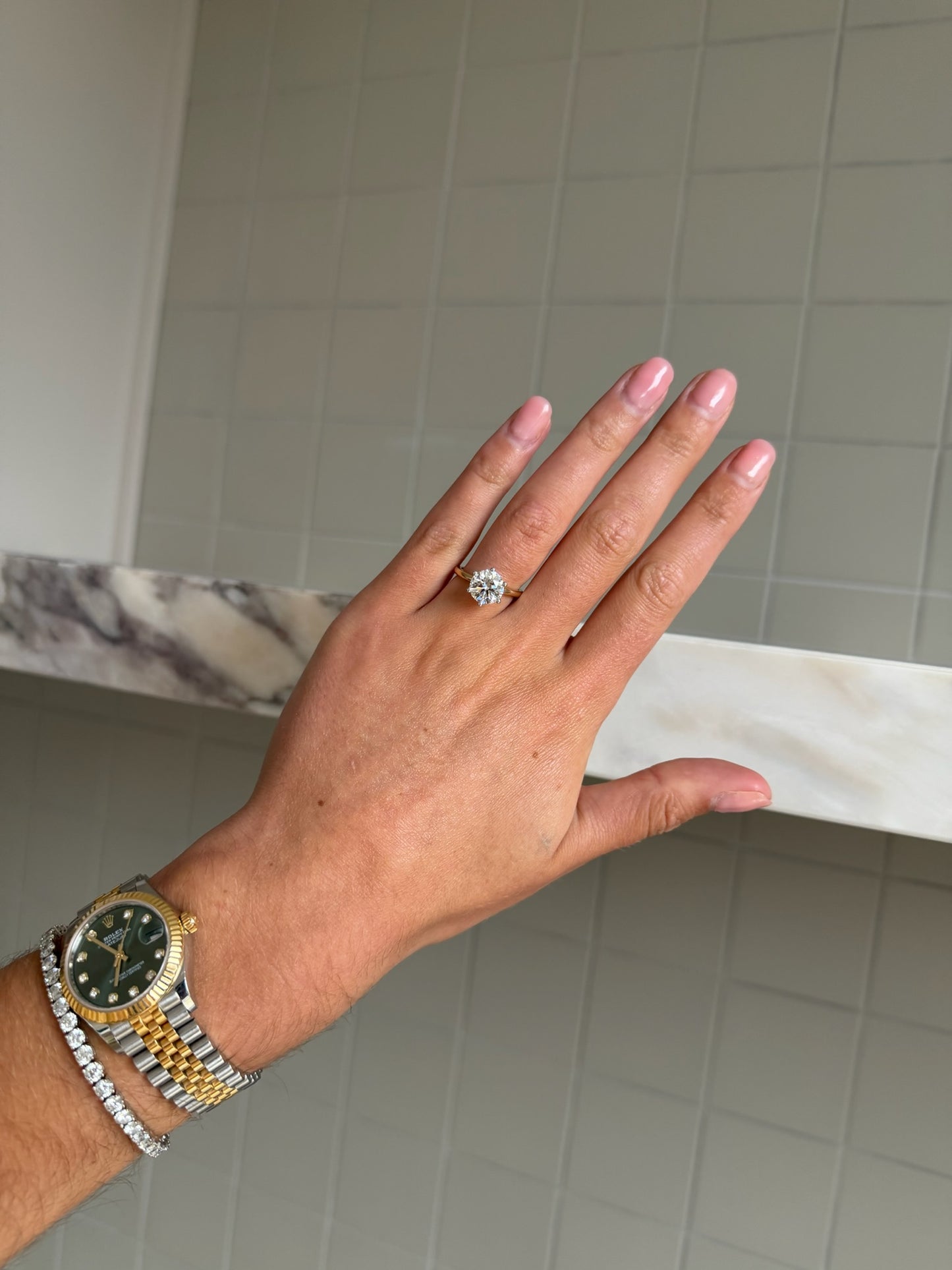 Round Solitaire Engagement Ring