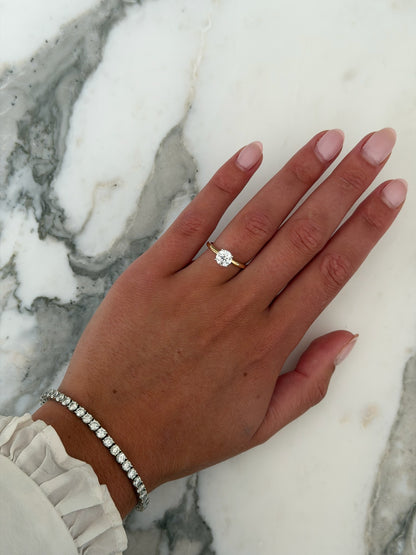 Round Solitaire Engagement Ring