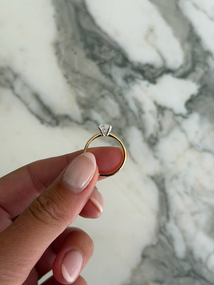 Round Solitaire Engagement Ring