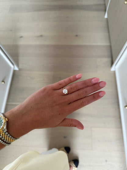 Round Solitaire Engagement Ring