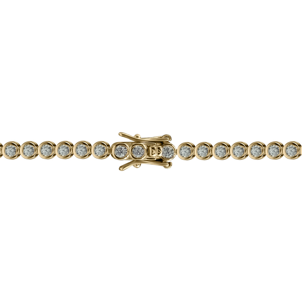 Bezel Tennis Bracelet