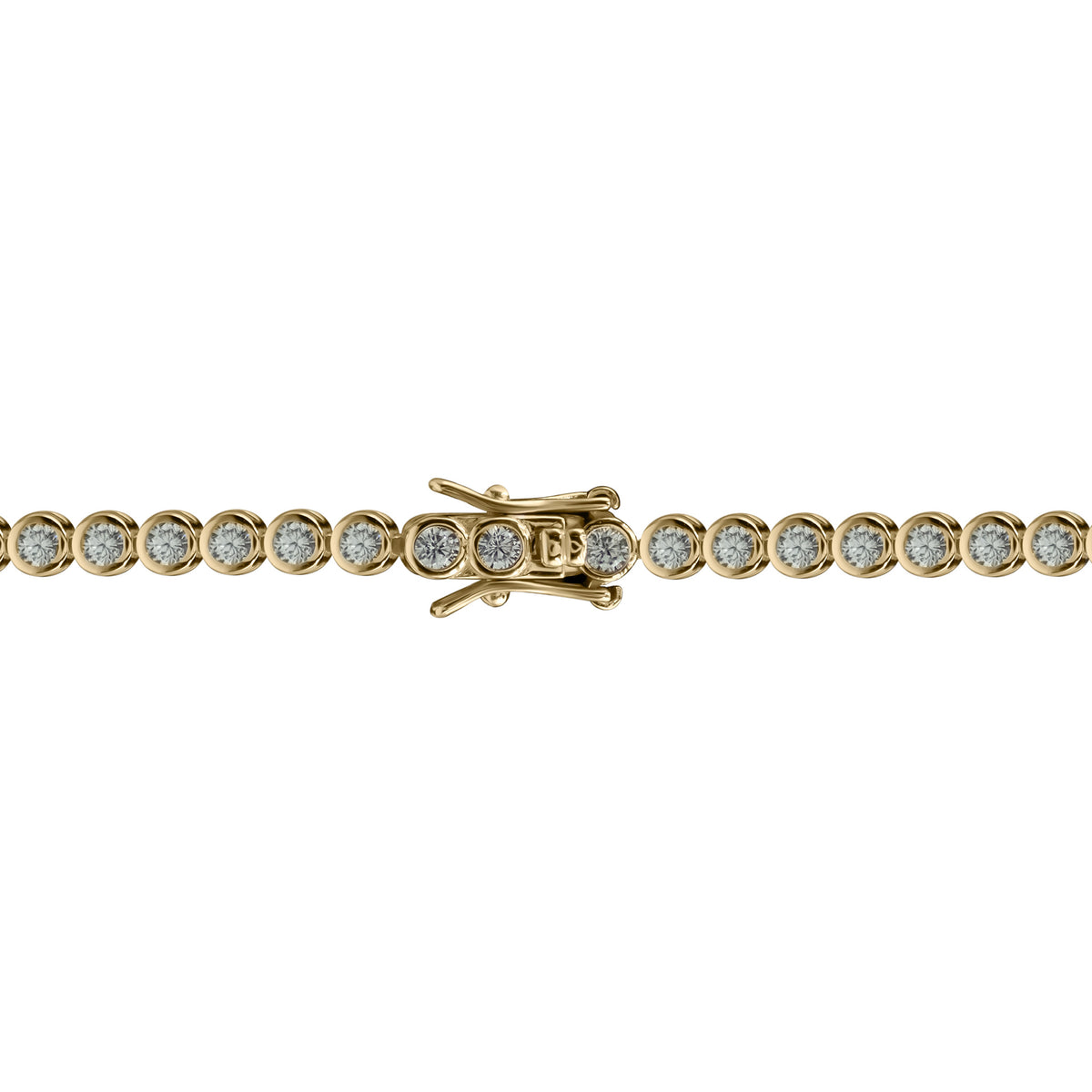 Bezel Tennis Bracelet