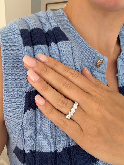 Mega Five Stone Ring