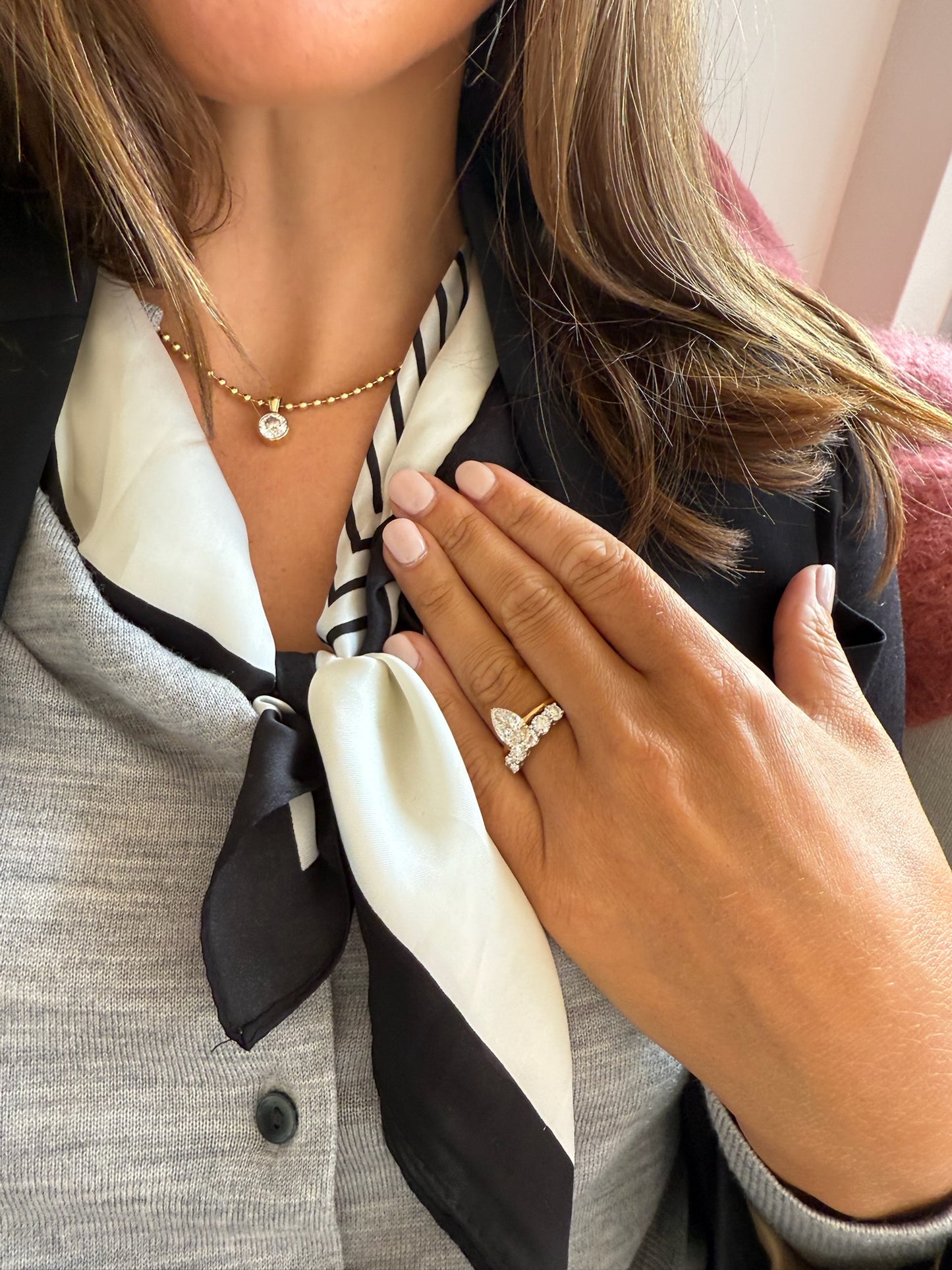 Pear Solitaire Engagement Ring