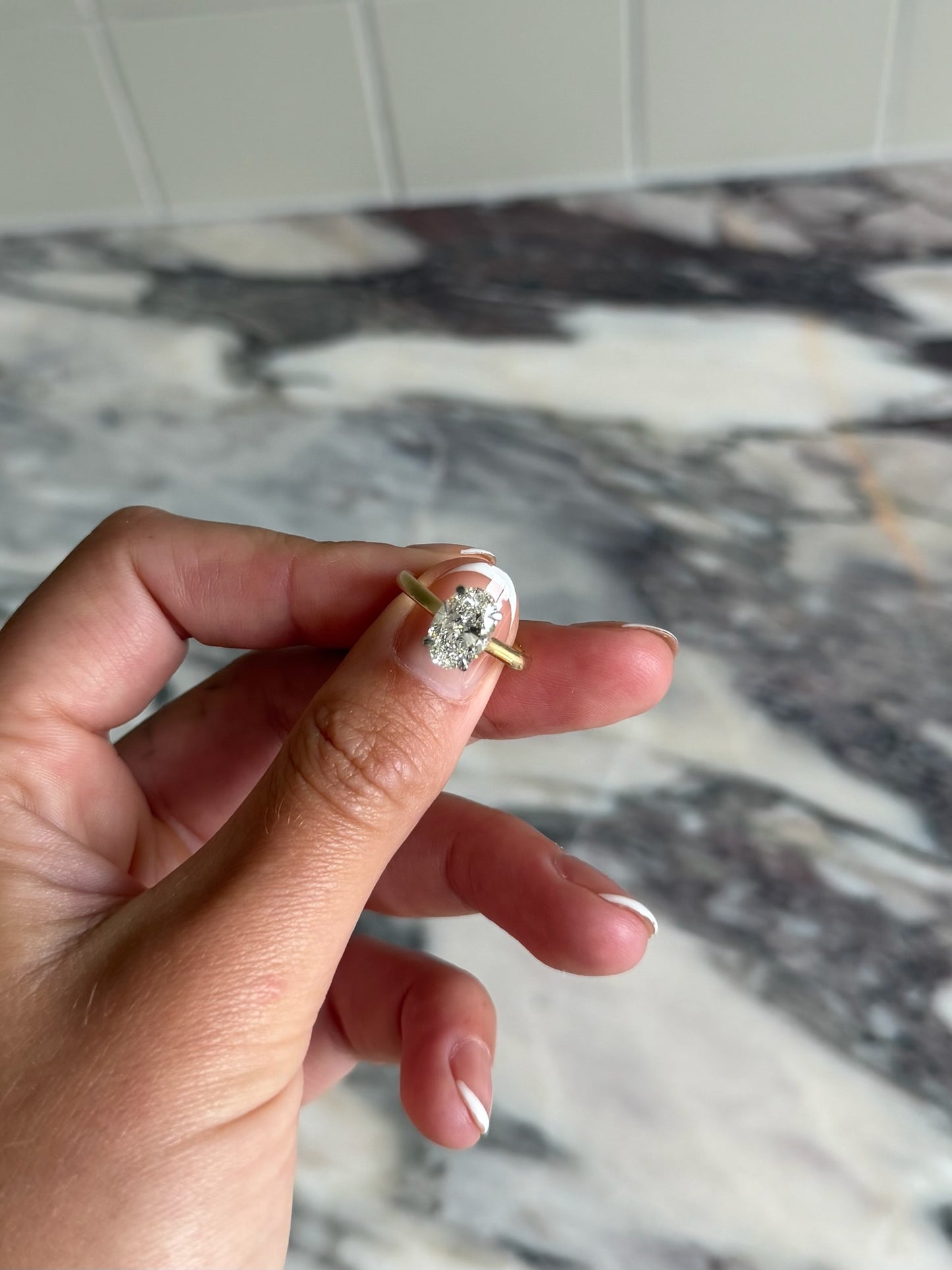 Oval Solitaire Engagement Ring