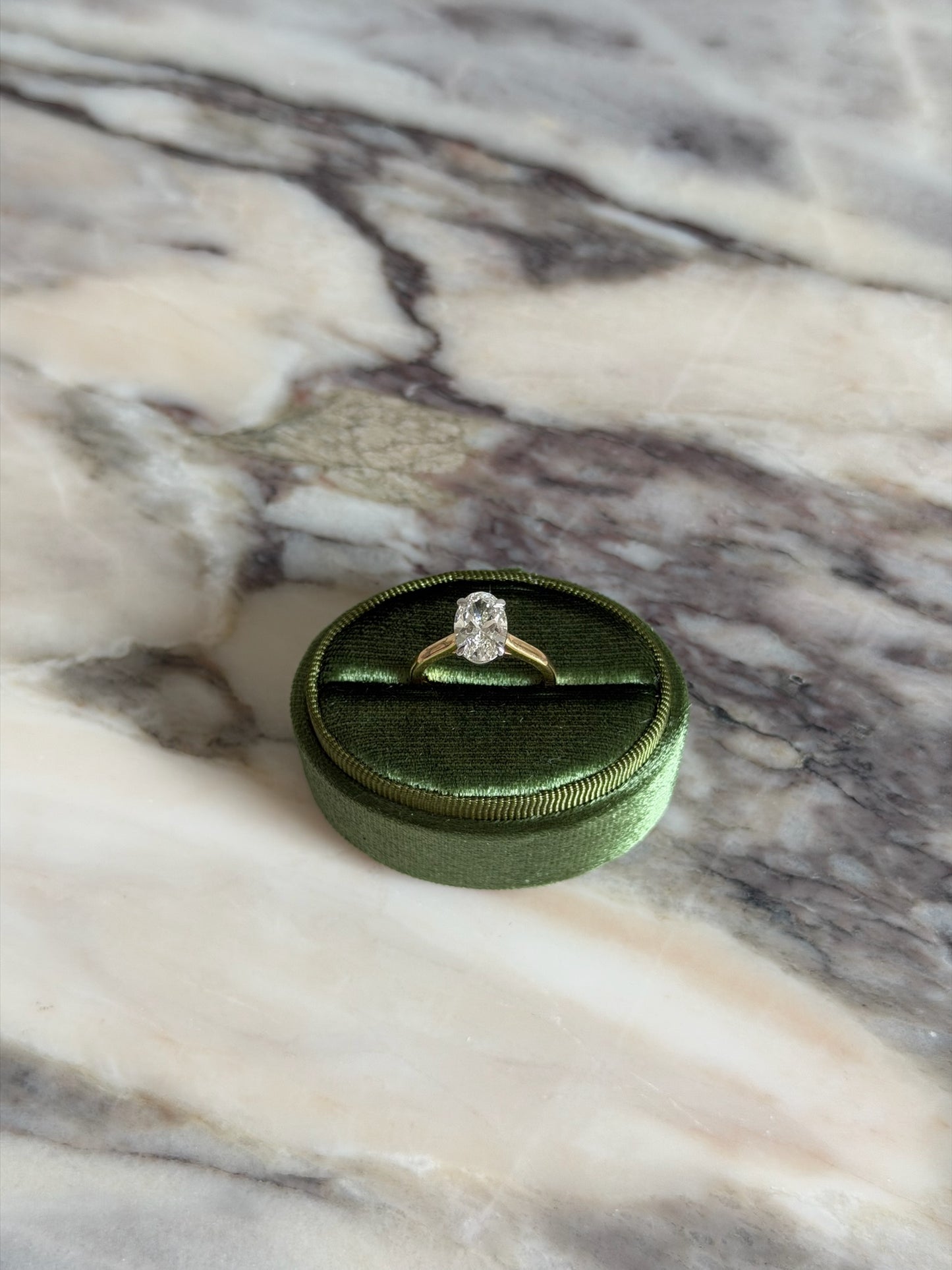 Oval Solitaire Engagement Ring