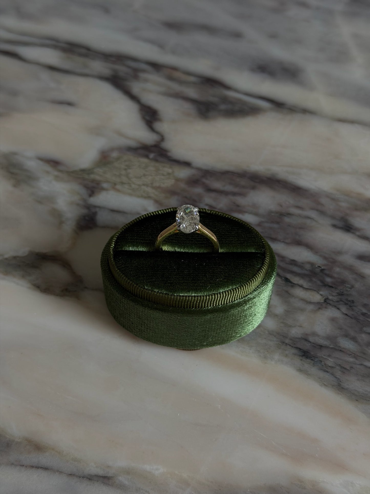 Oval Solitaire Engagement Ring