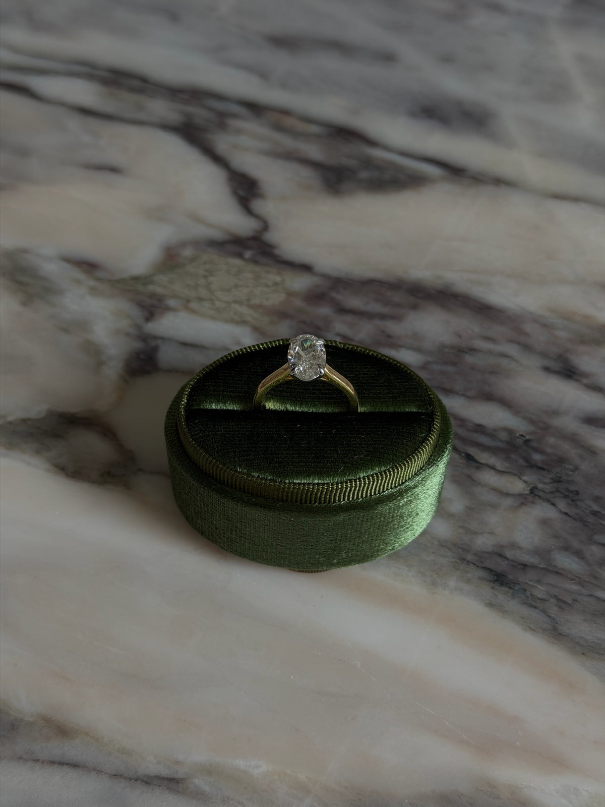 Oval Solitaire Engagement Ring