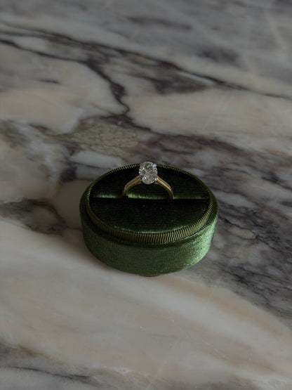 Oval Solitaire Engagement Ring
