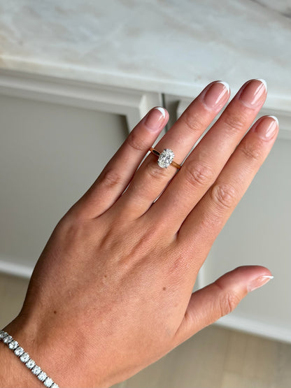 Oval Solitaire Engagement Ring