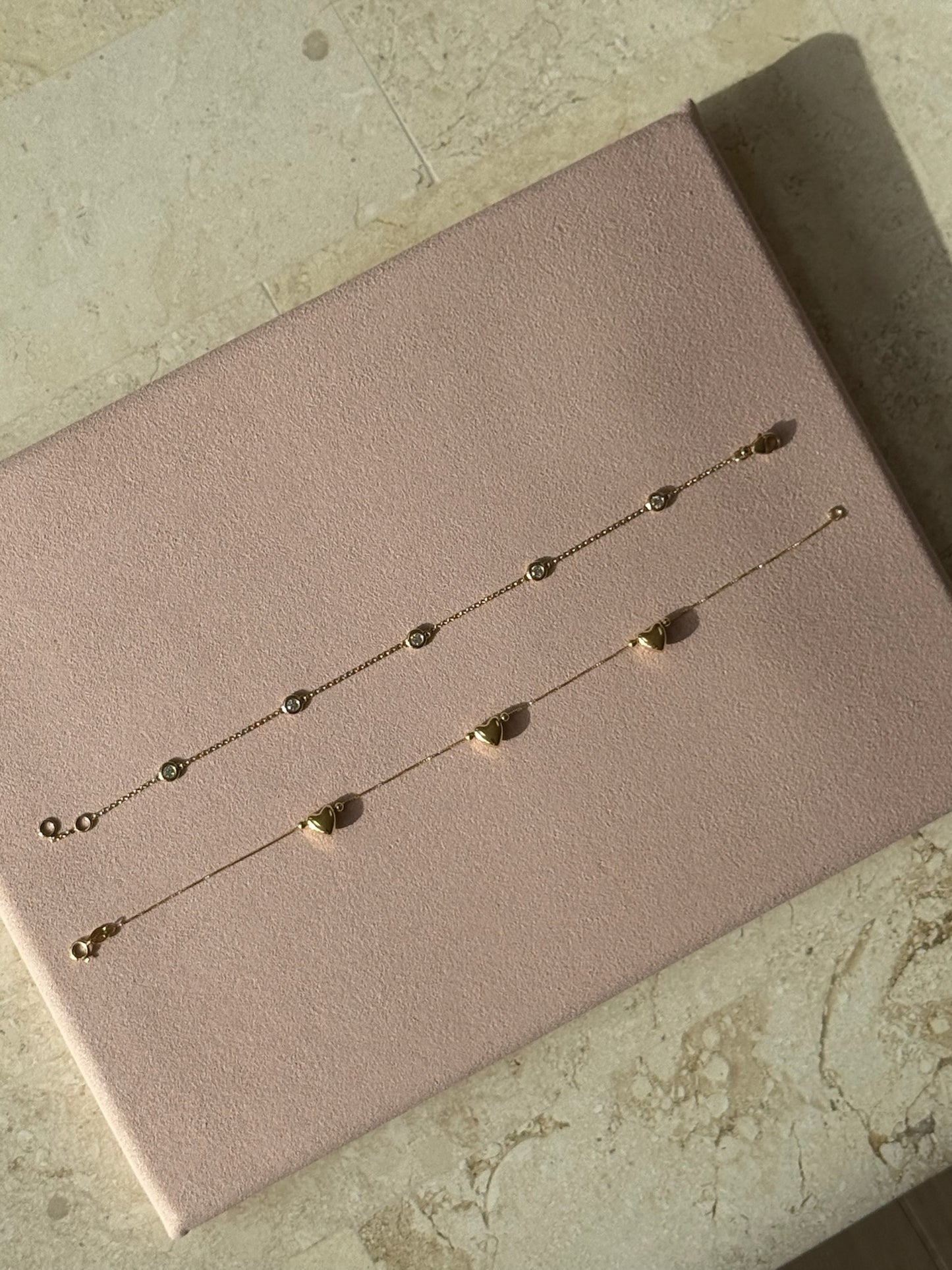 Petite Heart Trio Bracelet