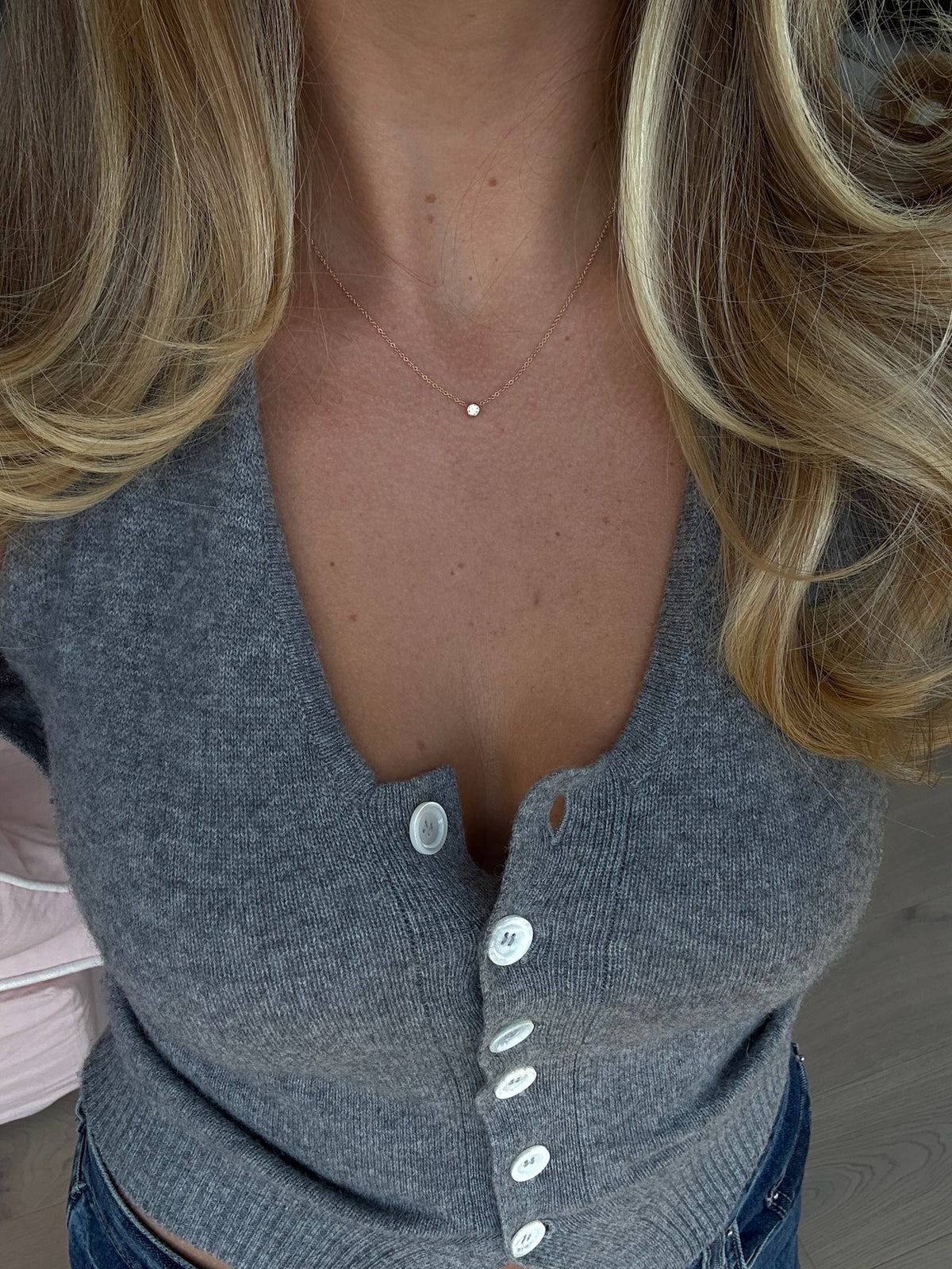 Single Bezel Necklace