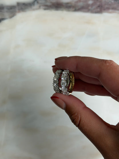 Square Prong Diamond Ring