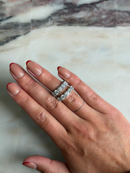 Square Prong Diamond Ring