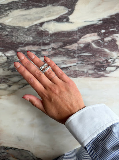 Square Prong Diamond Ring