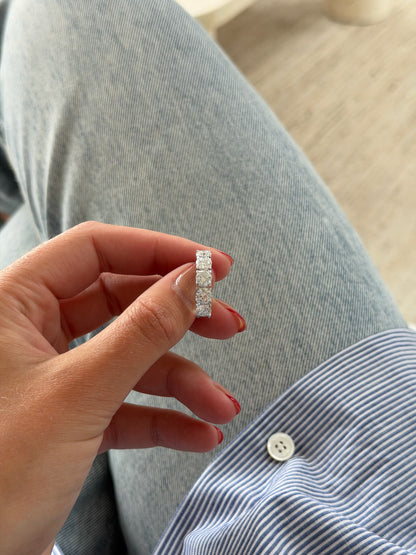 Square Prong Diamond Ring