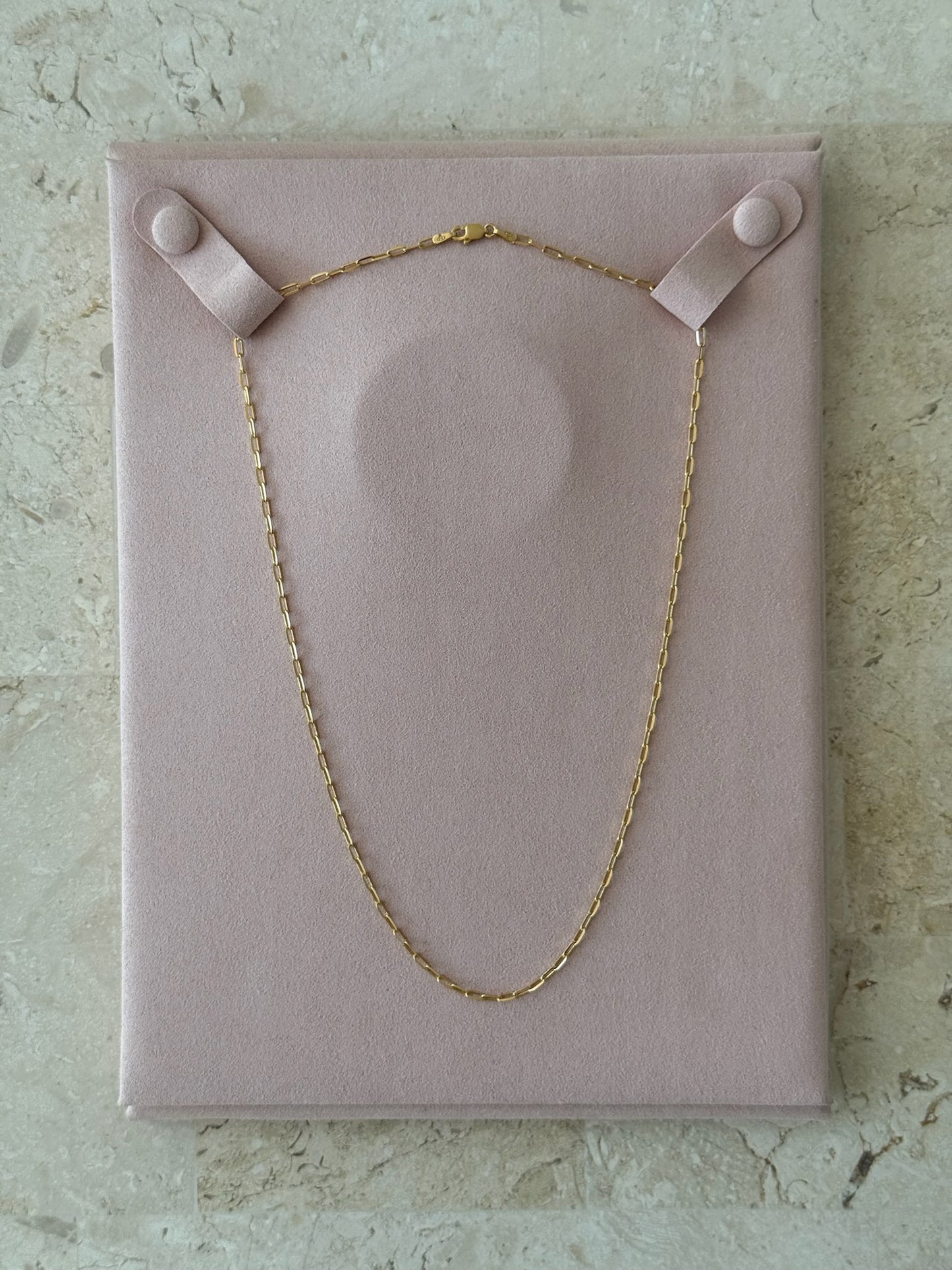 Diamond Cut Paperclip Chain