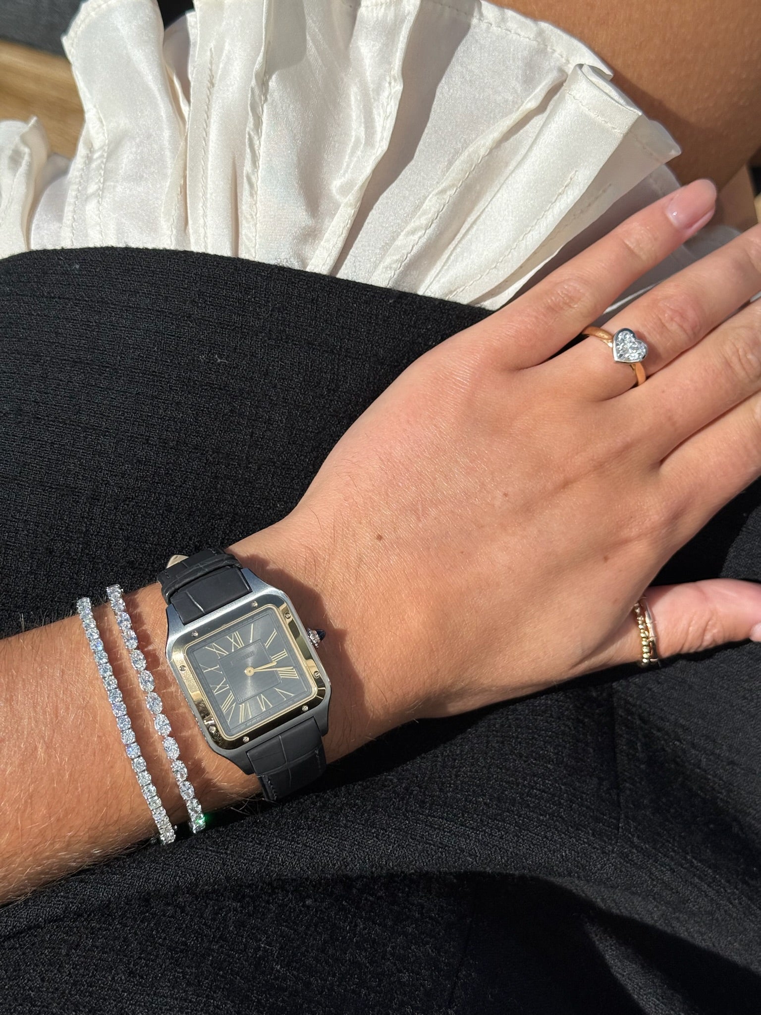 Heart Bezel Ring