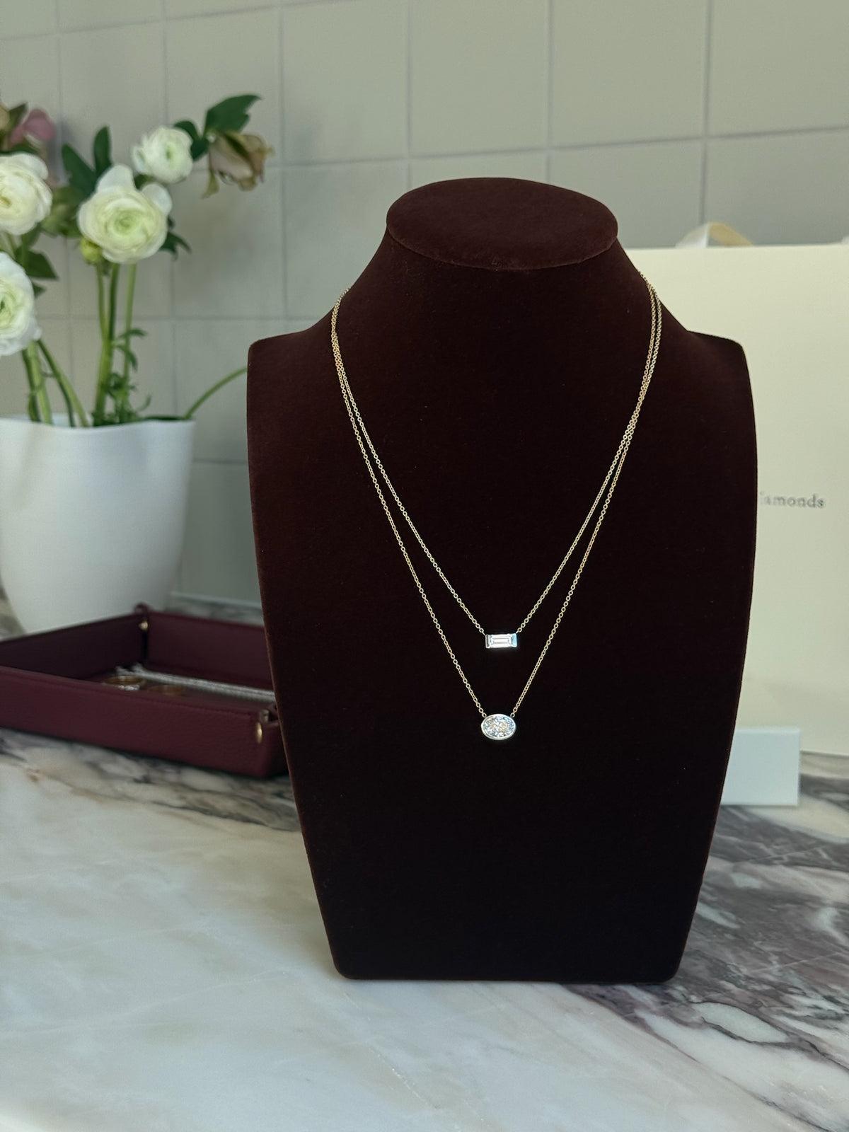 Baguette Necklace
