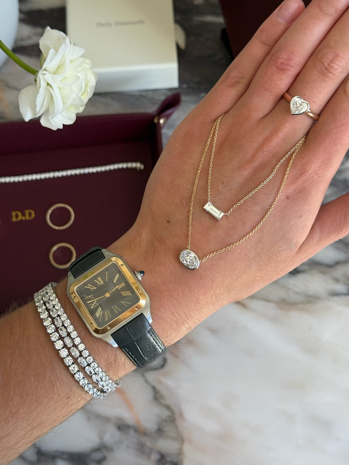 Oval Bezel Necklace