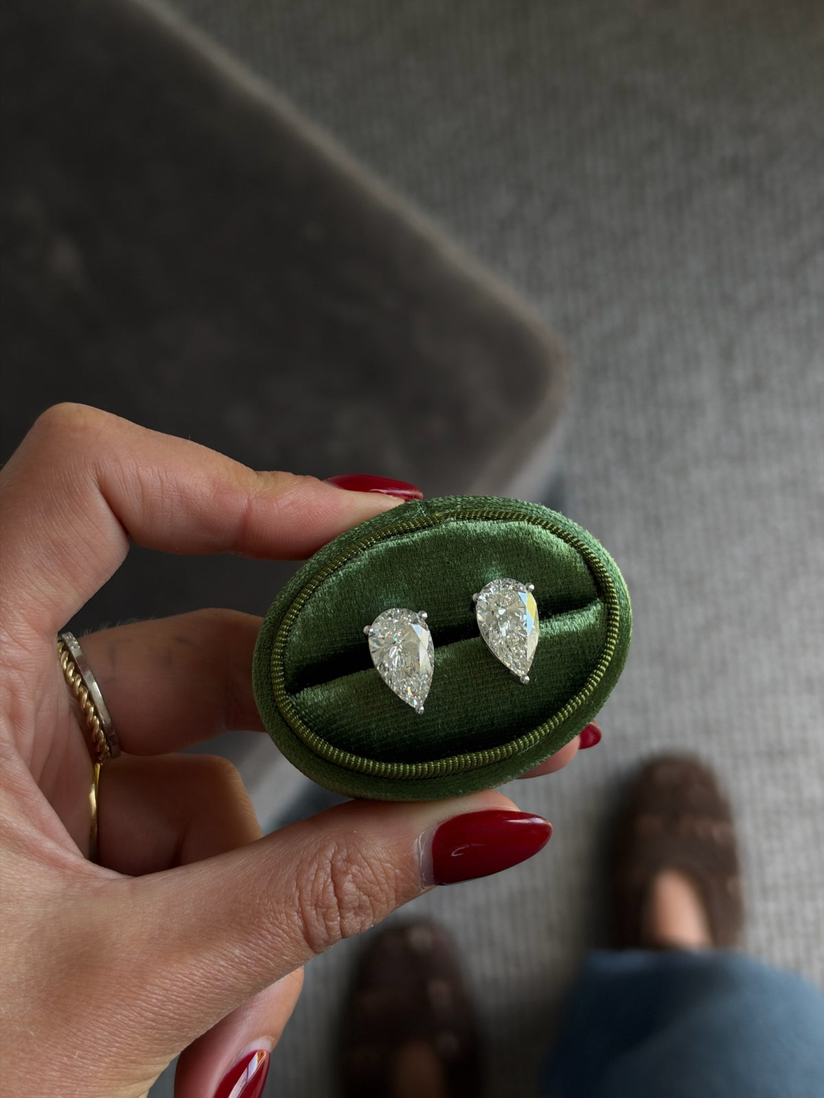 Perfect Pear Studs